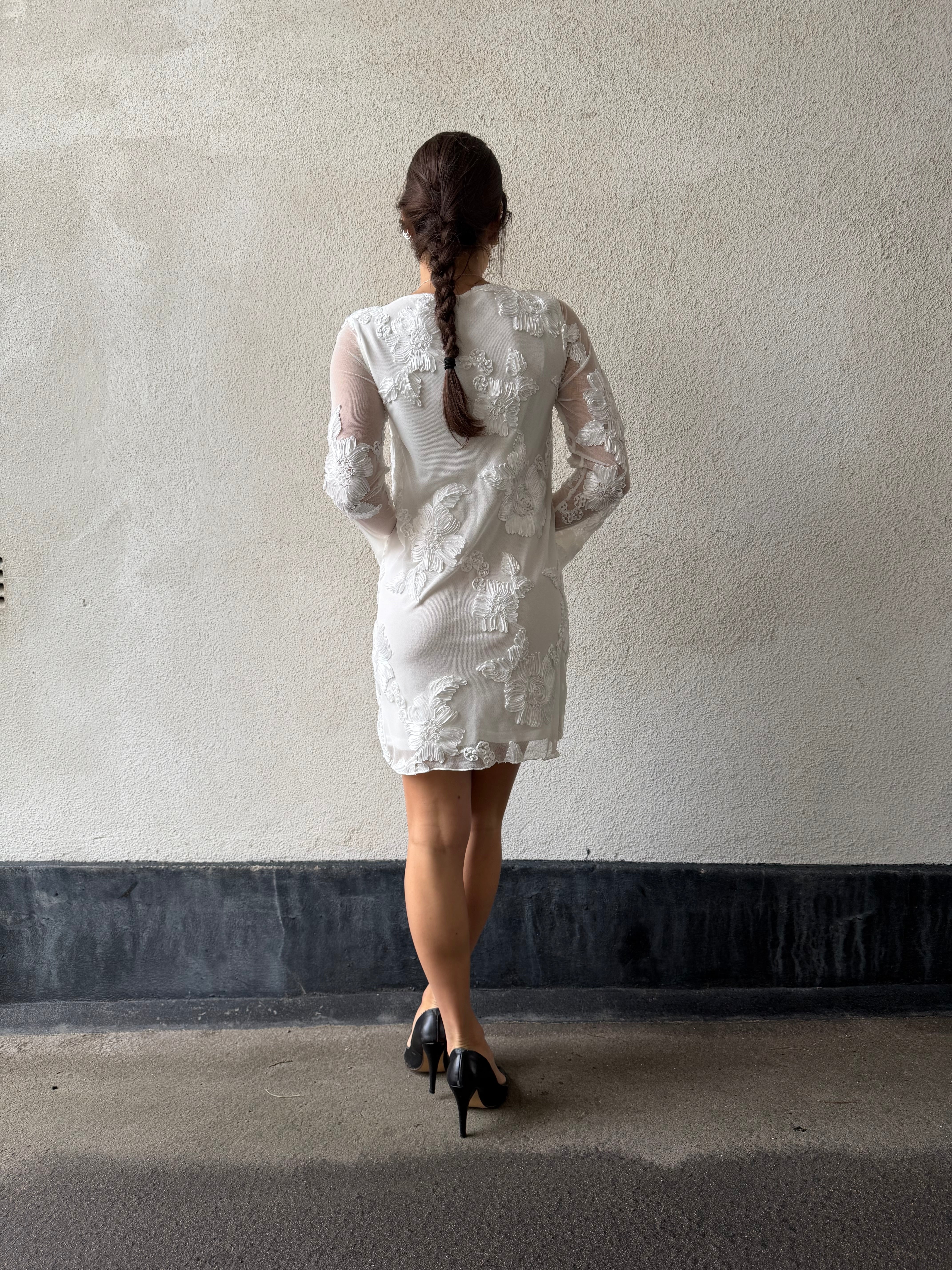 PCEVA Short Dress - Cloud Dancer
